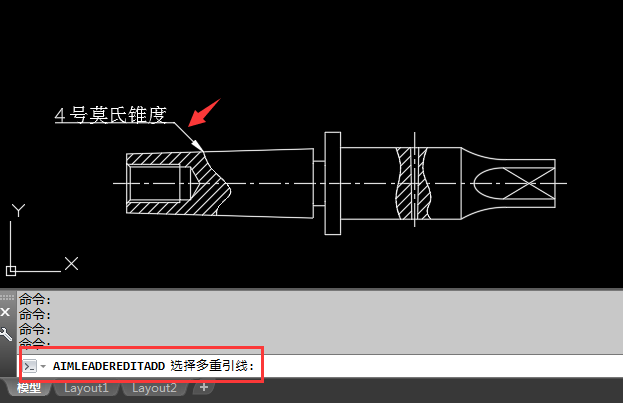 CAD多重引线怎么添加引线