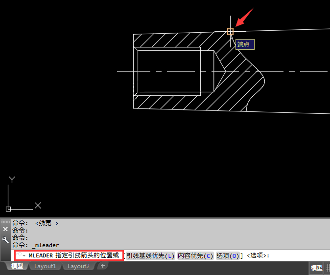 CAD怎么标注多重引线
