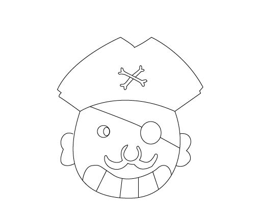 怎么用AI钢笔工具画海盗