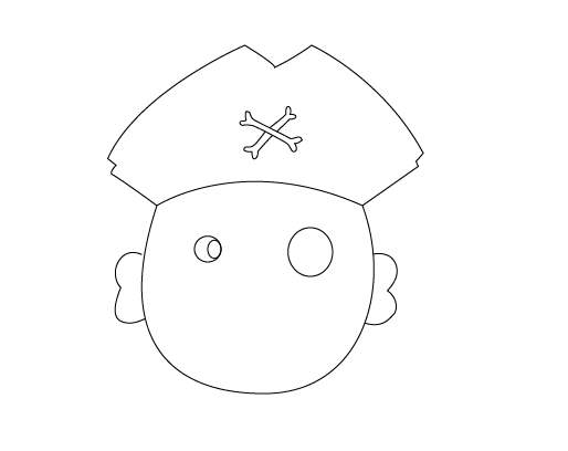 怎么用AI钢笔工具画海盗