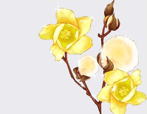 AI怎么画棉花图案