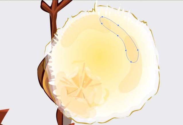 AI怎么画棉花图案