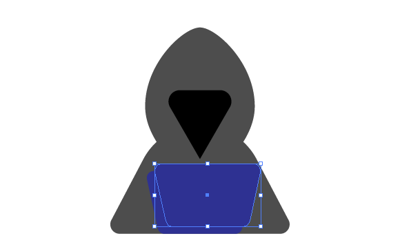 AI怎么设计黑客人物图案