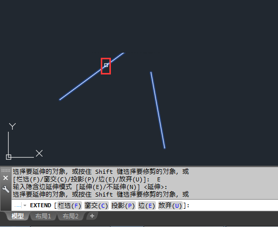 CAD延伸不了的解决方法
