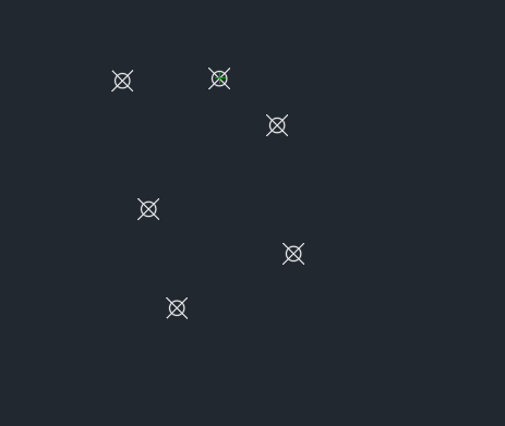 CAD节点设置捕捉连线