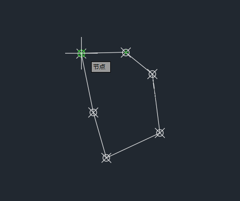 CAD节点设置捕捉连线