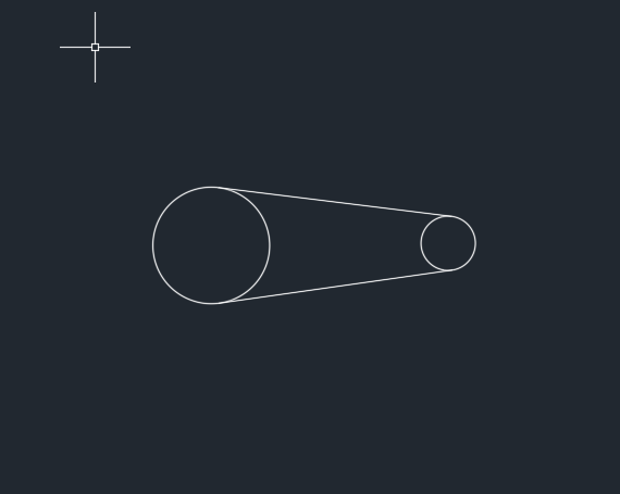 CAD怎么画圆的切线