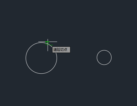 CAD怎么画圆的切线