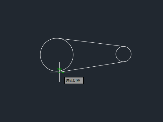 CAD怎么画圆的切线