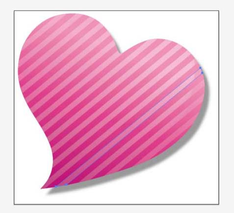 ai怎么设计心形标签