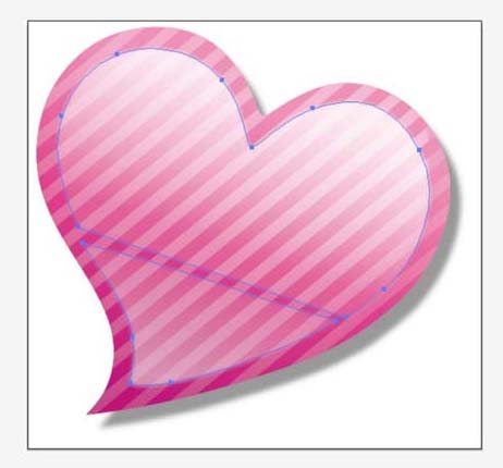 ai怎么设计心形标签