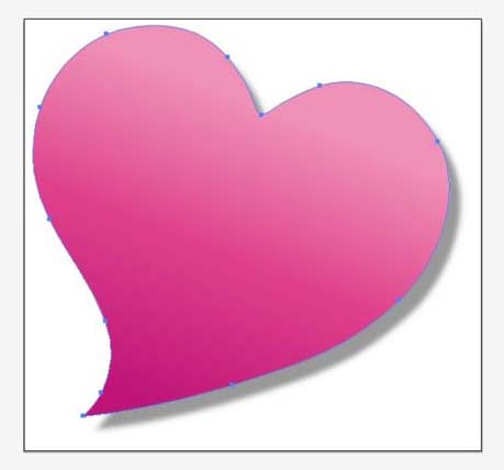 ai怎么设计心形标签