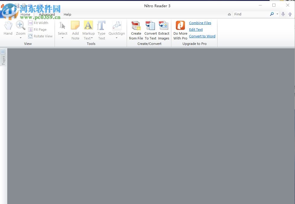 Nitro PDF Reader将pdf转换为text文本的方法