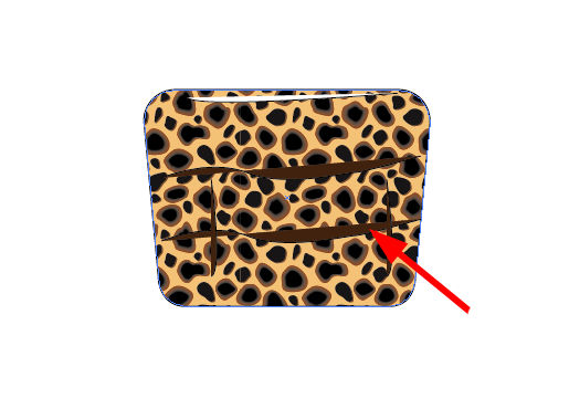 ai怎么设计豹纹手提包