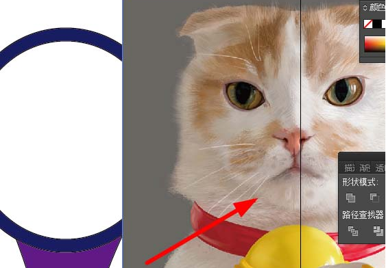 ai怎么设计小猫照镜子