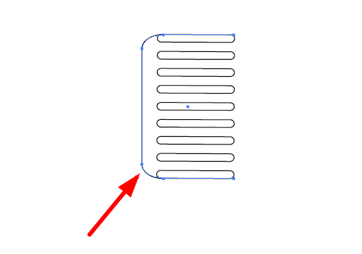 ai怎么设计梳子图案