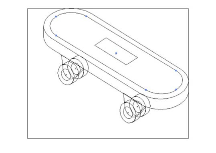 ai怎么设计滑滑板效果图