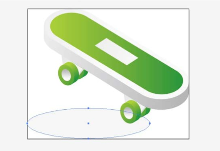 ai怎么设计滑滑板效果图
