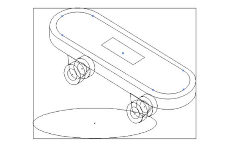 ai怎么设计滑滑板效果图