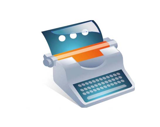 AI怎么设计打字机效果图