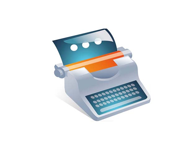 AI怎么设计打字机效果图