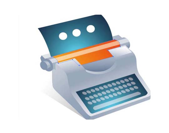 AI怎么设计打字机效果图