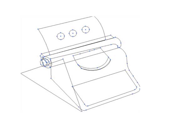 AI怎么设计打字机效果图
