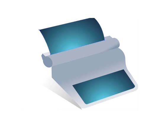 AI怎么设计打字机效果图