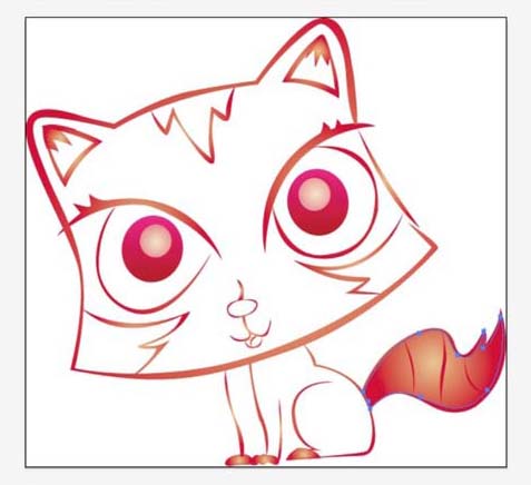 ai怎么画小猫简笔画