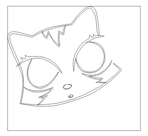 ai怎么画小猫简笔画