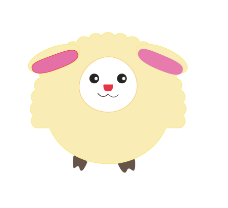 ai画可爱的小羊