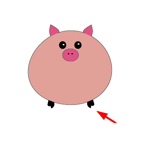ai怎么设计可爱的小猪