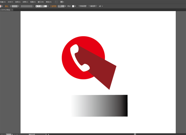 怎么用ai画电话图标
