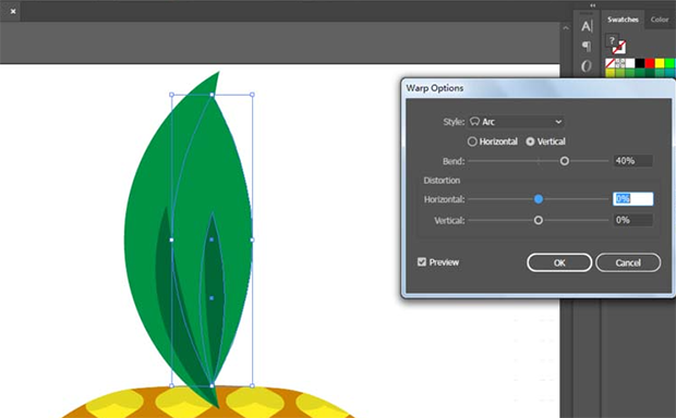 ai怎么设计卡通菠萝简笔画
