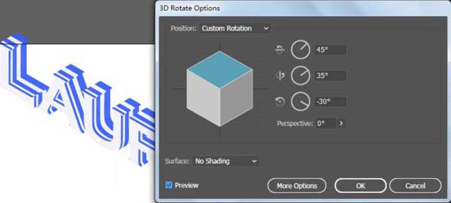 ai添加文字阴影效果
