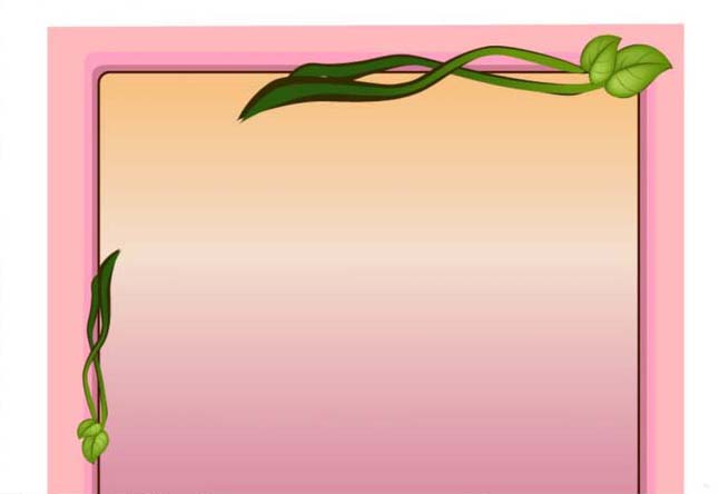 ai怎么设计花框素材