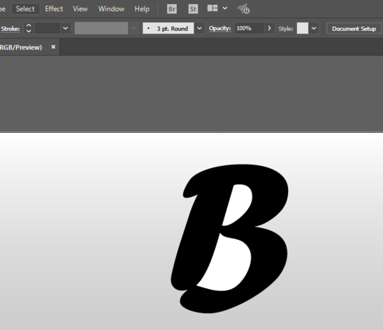 AI怎么设计立体阴影文字