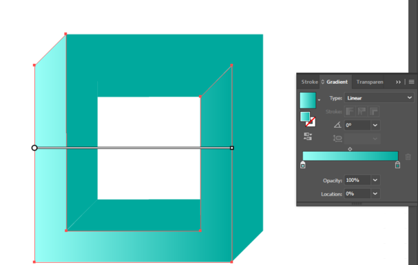 ai怎么画循环正方形