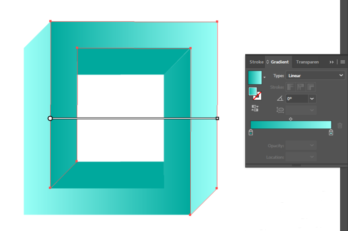 ai怎么画循环正方形