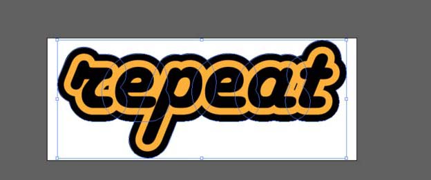 ai怎么给字体多层描边