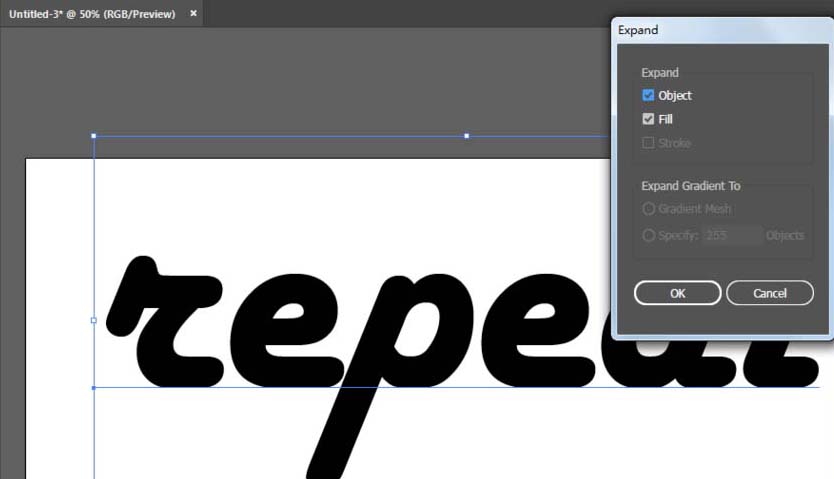 ai怎么给字体多层描边