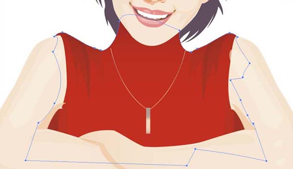 ai怎么设计戴帽子的女孩