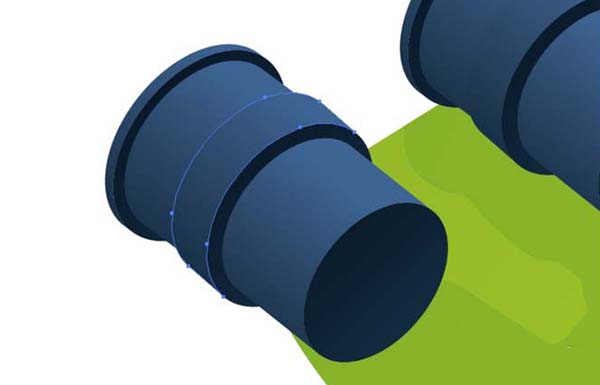 怎么用ai画望远镜