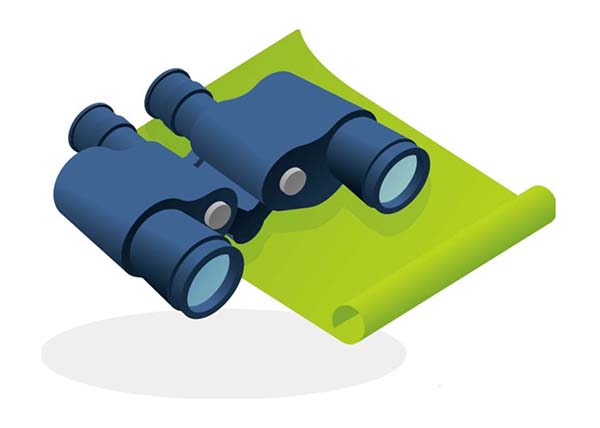 怎么用ai画望远镜