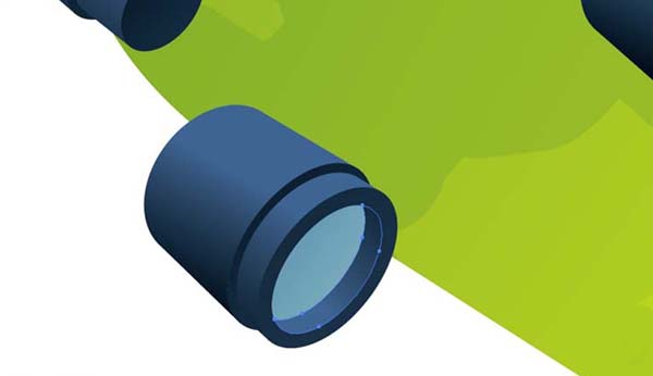 怎么用ai画望远镜