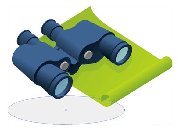 怎么用ai画望远镜