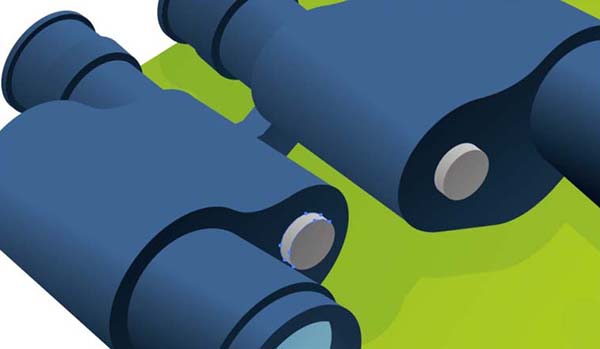 怎么用ai画望远镜