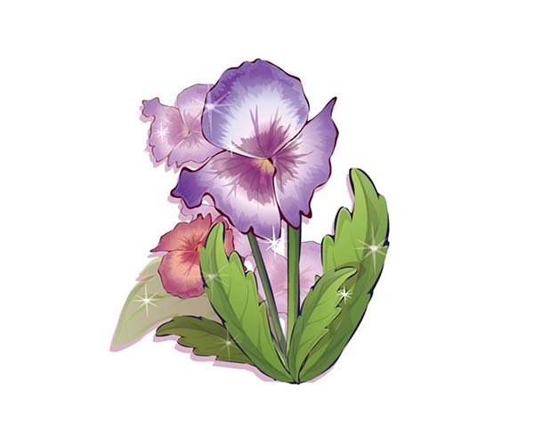 ai紫罗兰怎么画