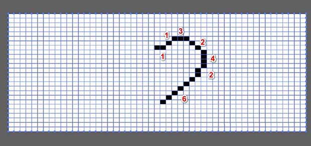 ai像素爱心怎么画