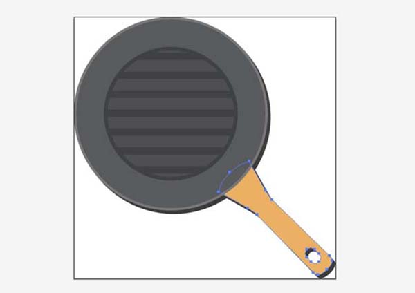 ai怎么画平锅做煎包